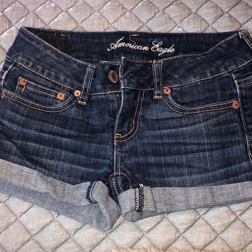 American Eagle low rise jean shorts